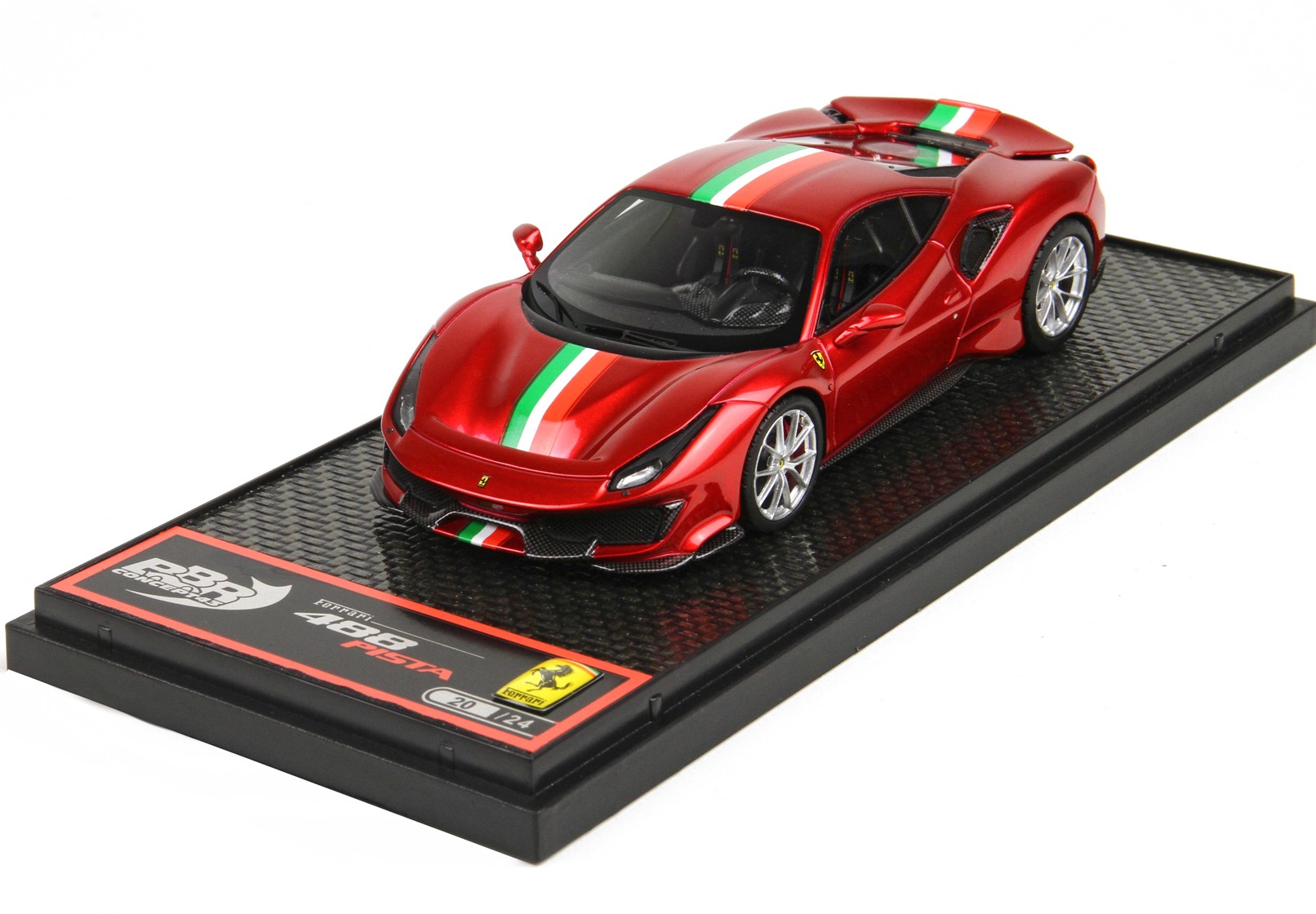 BBR BBRC202D Ferrari 488 Pista - Red Fire 1:43