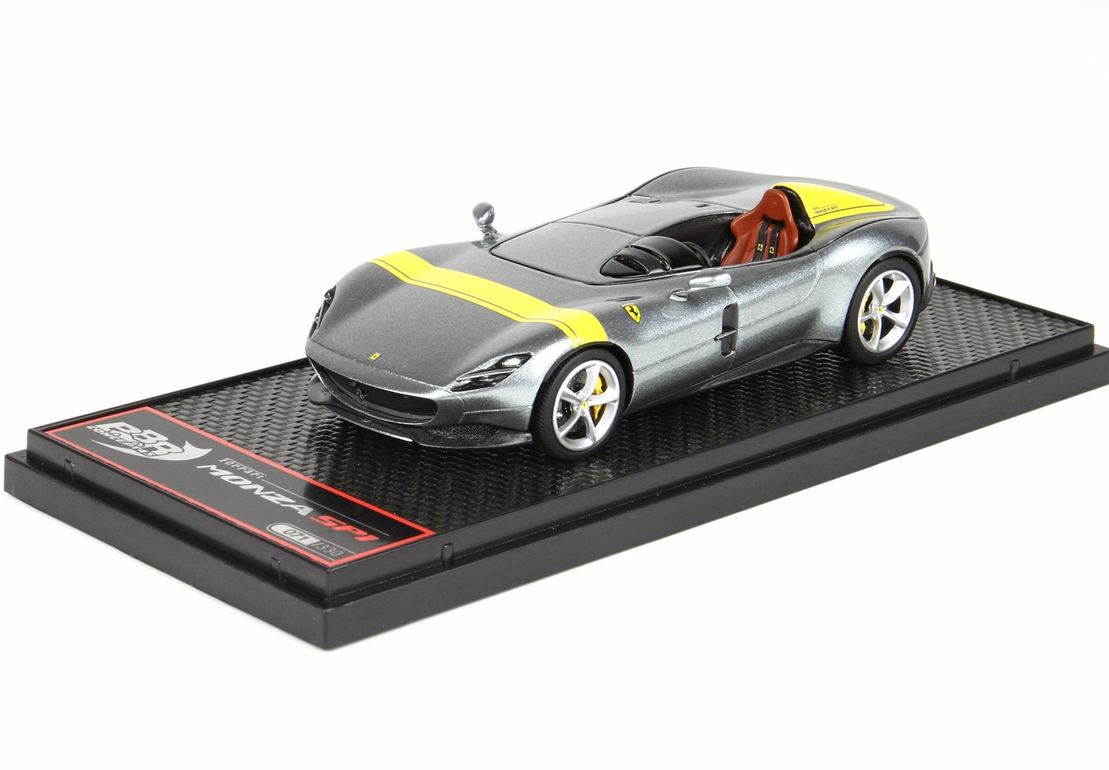 BBR BBRC220A Ferrari Monza SP1 - Metal Grey 1:43