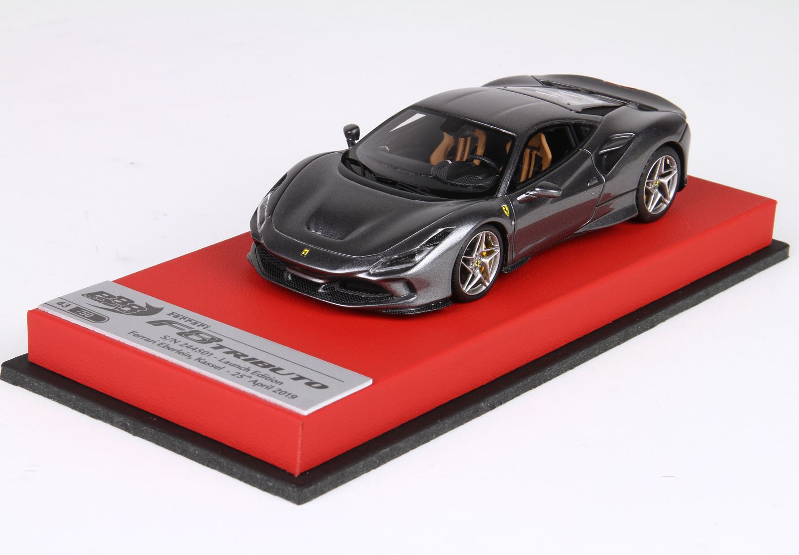 BBR BBRC224ARGM Ferrari F8 Tributo - metallic grey 1:43