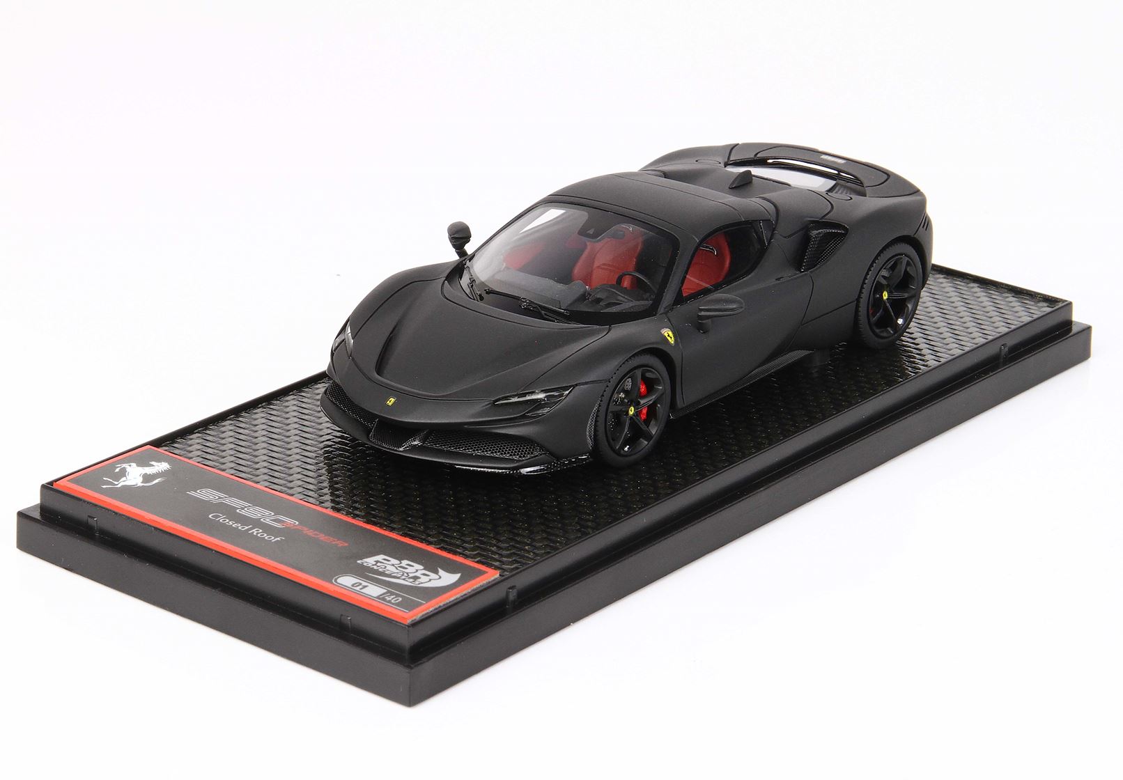 BBR BBRC249MB Ferrari SF90 Spider - Matt Black 1:43