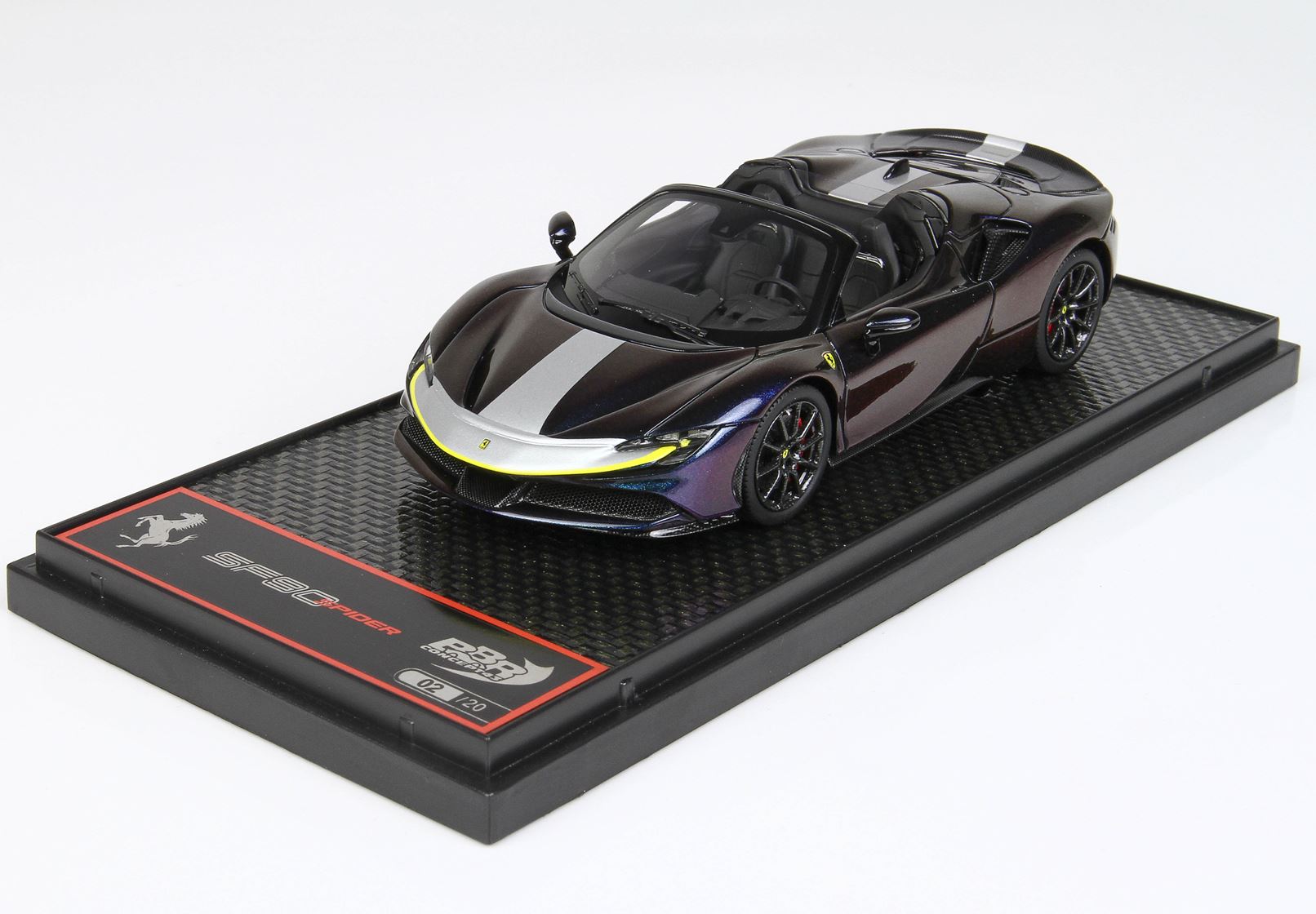 BBR BBRC256CHA1ST Ferrari SF90 Spider (Fiorano-Paket) Chamaleon 1:43