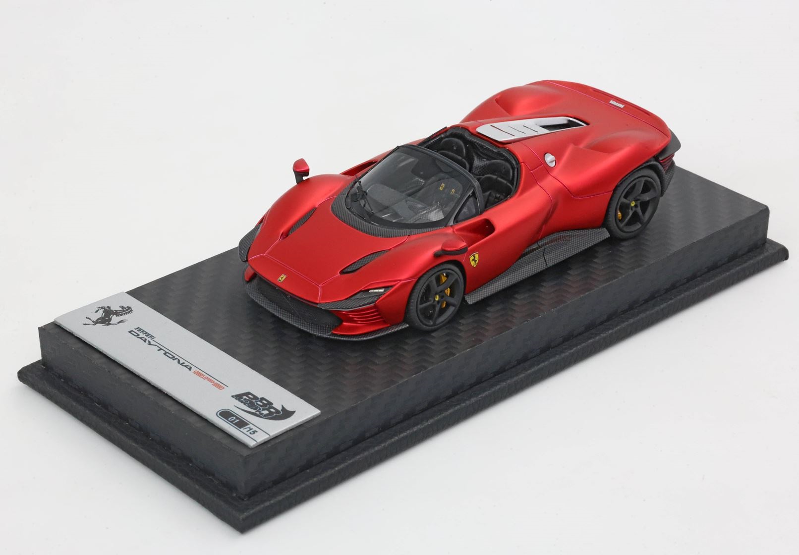 BBR BBRC267SU01 Ferrari Daytona SP3 Race Version Matt metallic Rosso Enzo 1:43