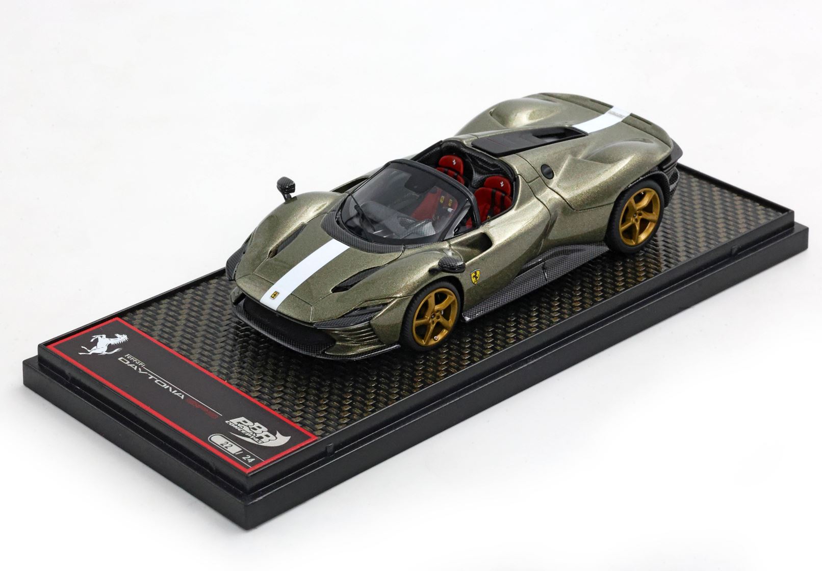 BBR BBRC267TMF1 Ferrari Daytona SP3 Serie Icona - Glossy Verde Manzoni 1:43