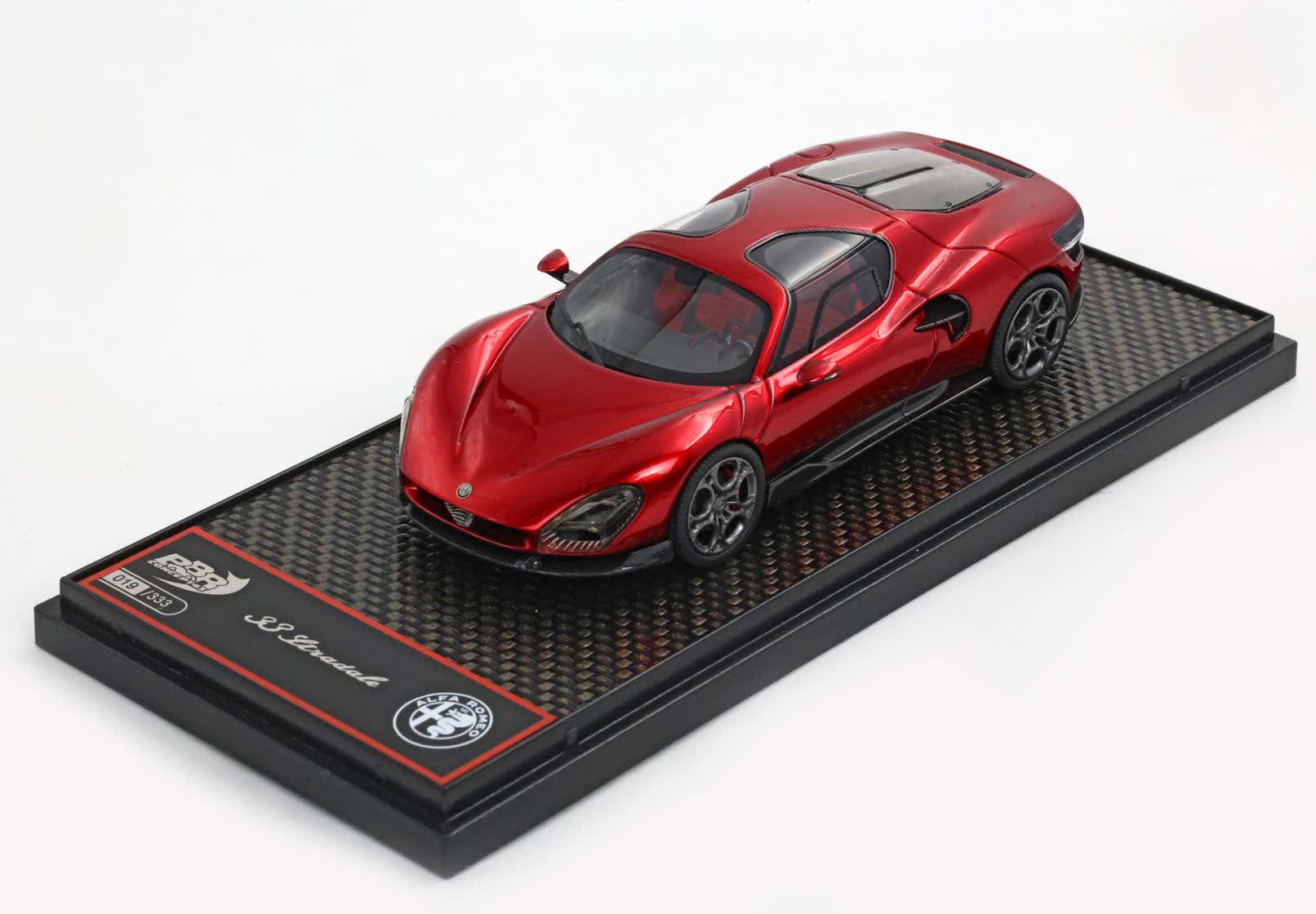 BBR BBRC317A Alfa Romeo 33 Stradale - Rosso Villa D?Este 1:43