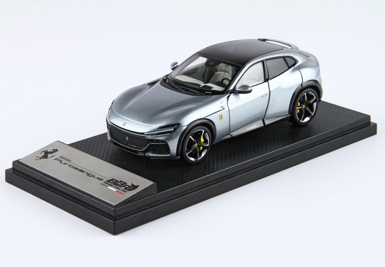 BBR HE43002A Ferrari Purosangue - Grigio Titanio (full open) 1:43
