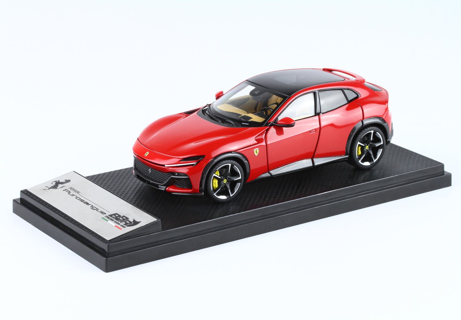 BBR HE43002B Ferrari Purosangue  - Rosso Corsa (full open) 1:43