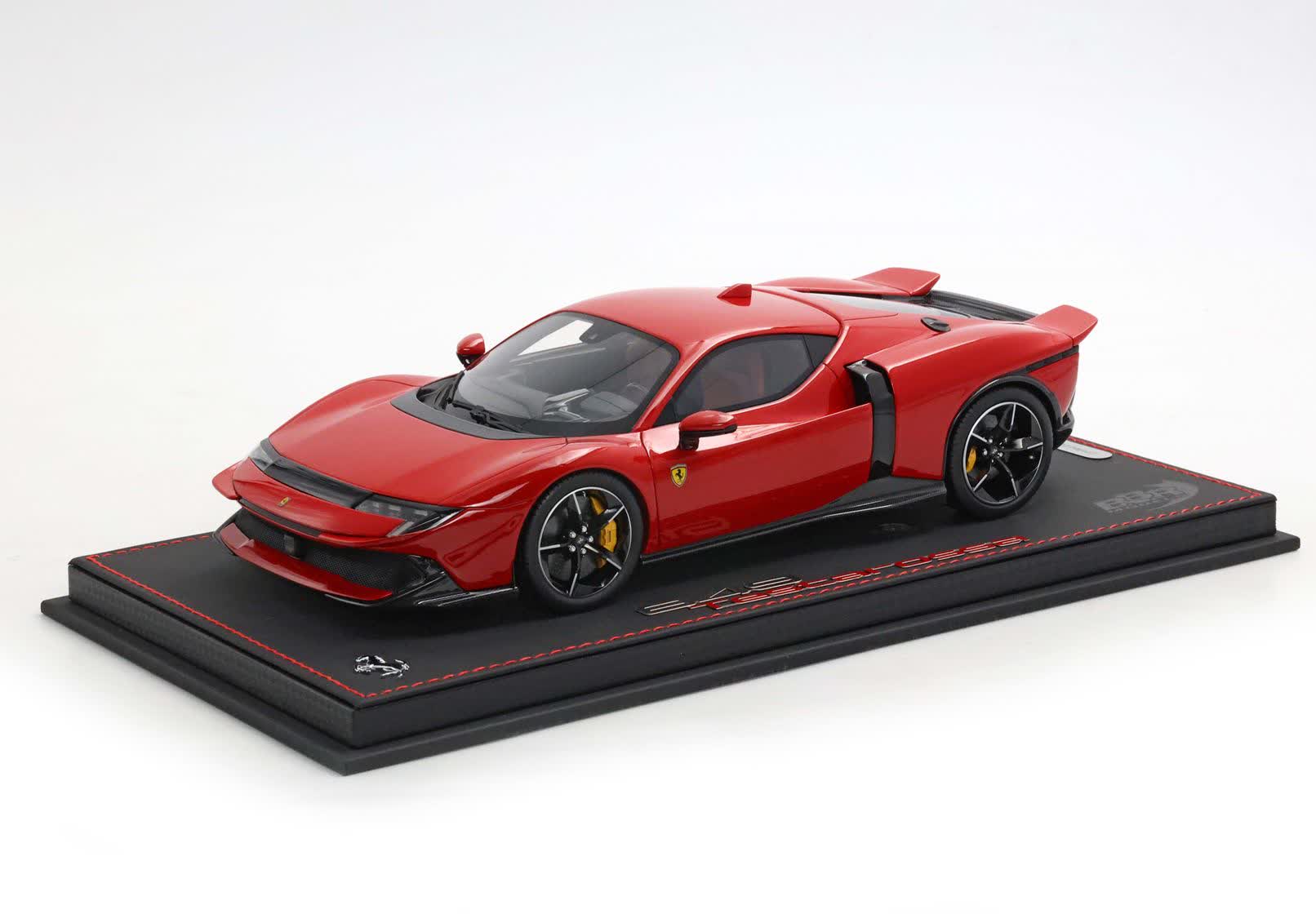 BBR P18275D Ferrari 849 Testarossa - Rosso Corsa (inkl. Vitrine) 1:18