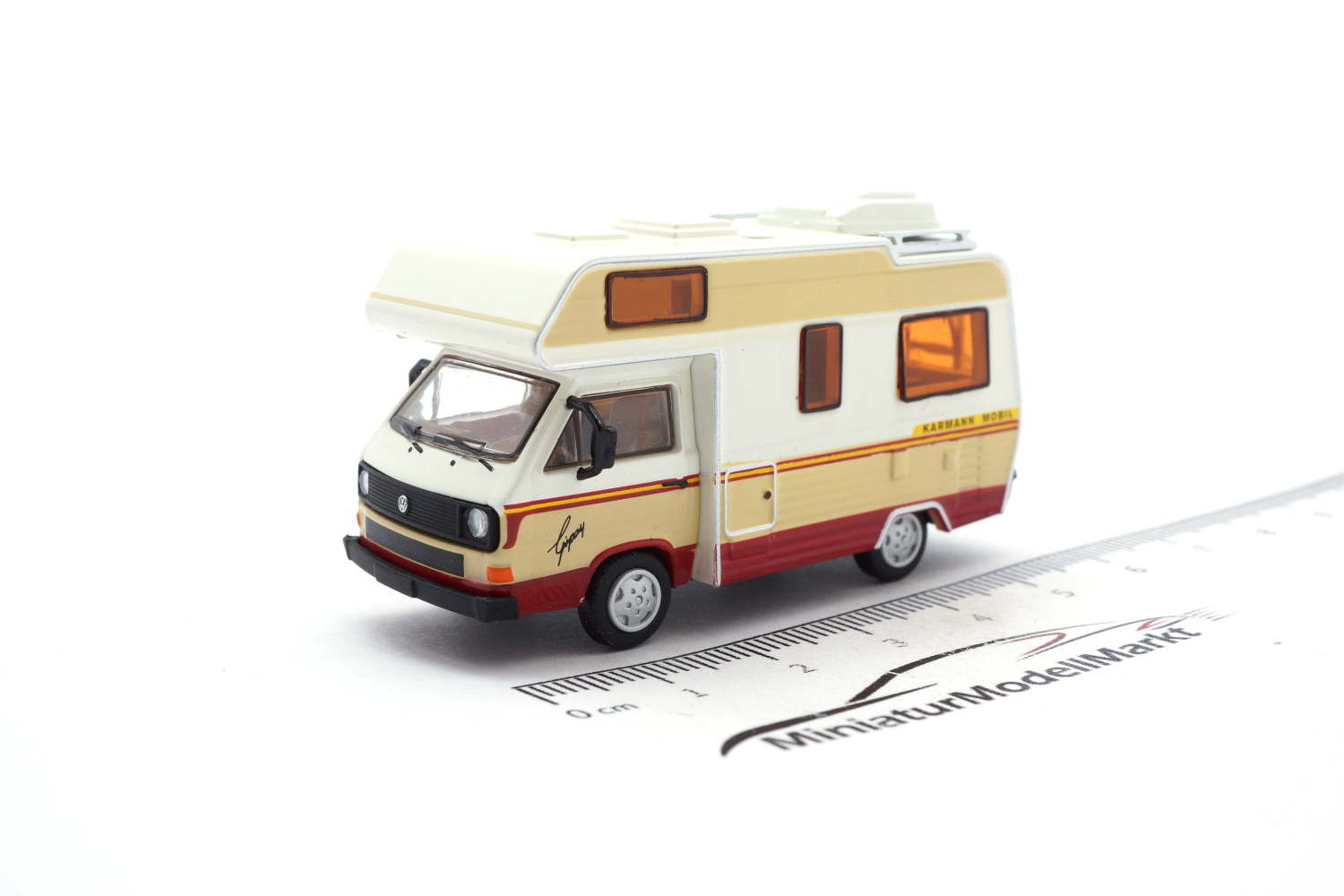 Brekina BRE33976 VW T3 Camper - weiss , hellbeige 1:87