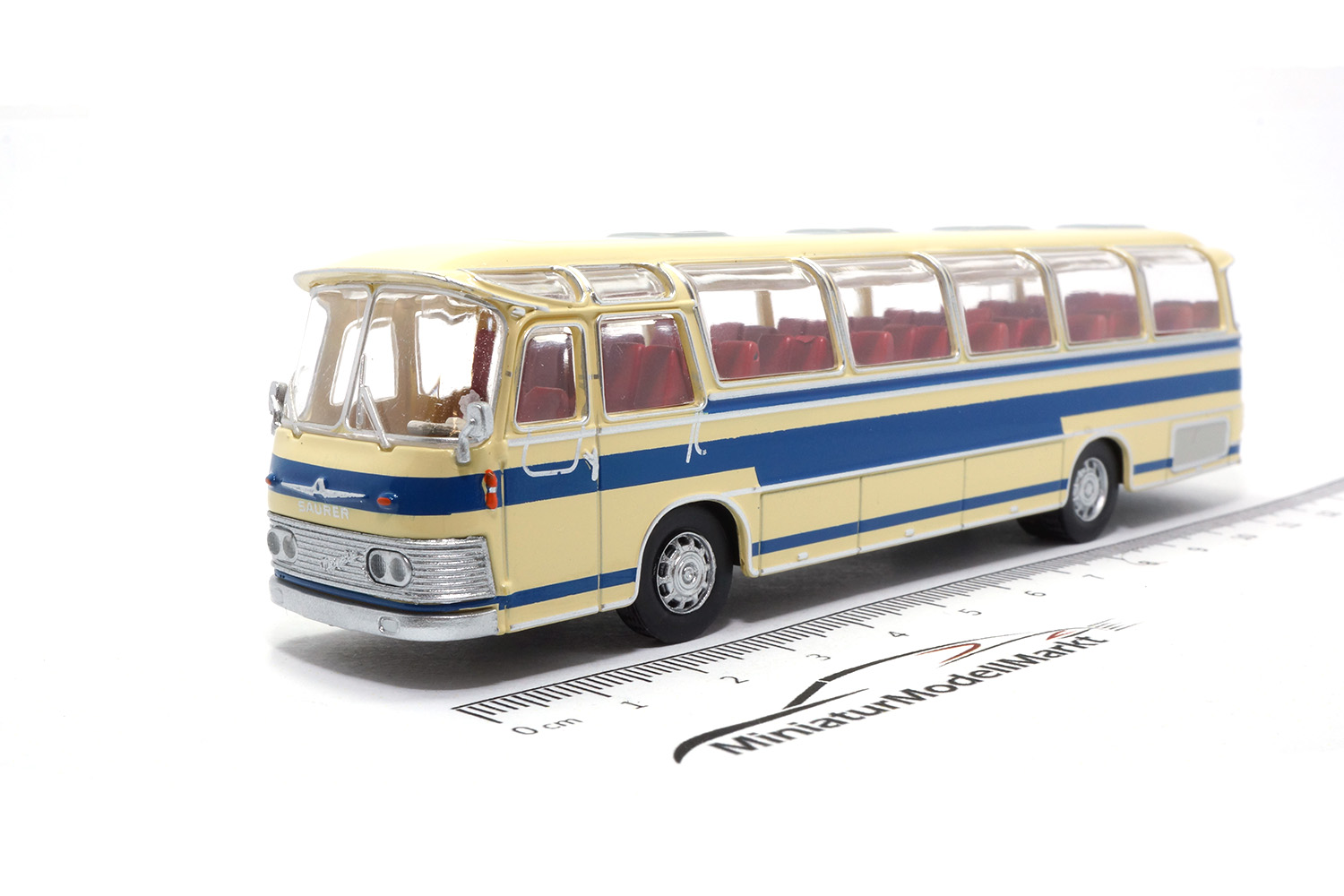 Brekina 58233 Neoplan NS 12, beige/blau 1:87