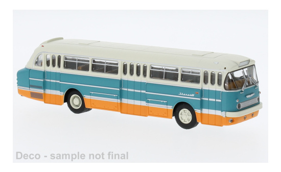 Brekina 59576 Ikarus 66 3-türig - weiss/türkis - 1965 1:87