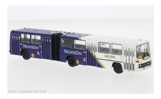 Brekina 59723 Ikarus 280.02 - BVG - Jacobs Night & Day 1:87