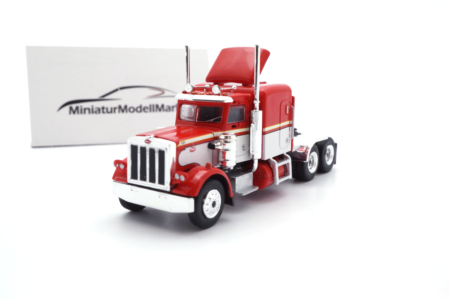 Brekina 85700 Peterbilt 359 - rot/weiss - 1973 1:87