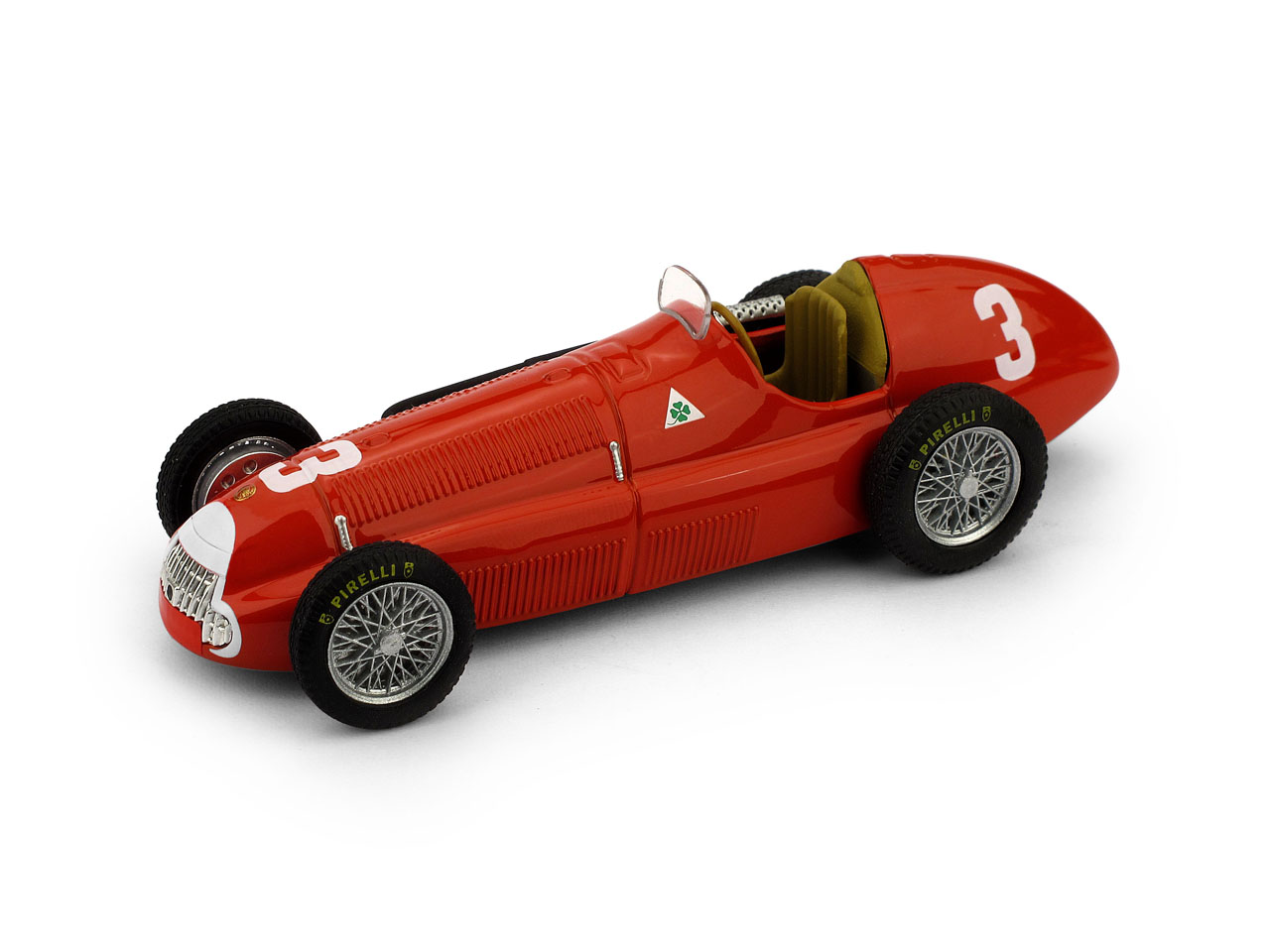 Brumm R036D Alfa Romeo 158 - No.3 - Formel 1 - GP Großbritannien - L.Fagioli - 1950 1:43