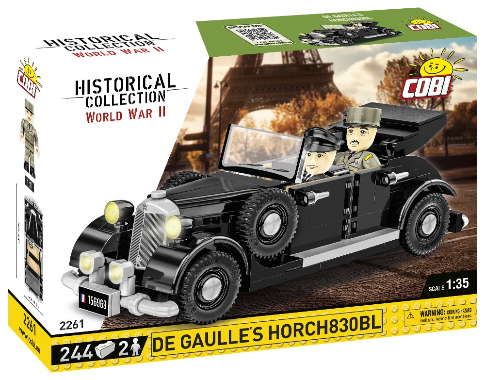 Cobi 2261 Horch 830 BL - De Gaulle - 244 Teile 1:35