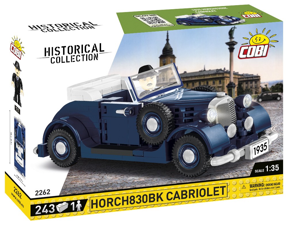 Cobi 2262 Horch 830 BK Cabriolet - 243 Teile 1:35