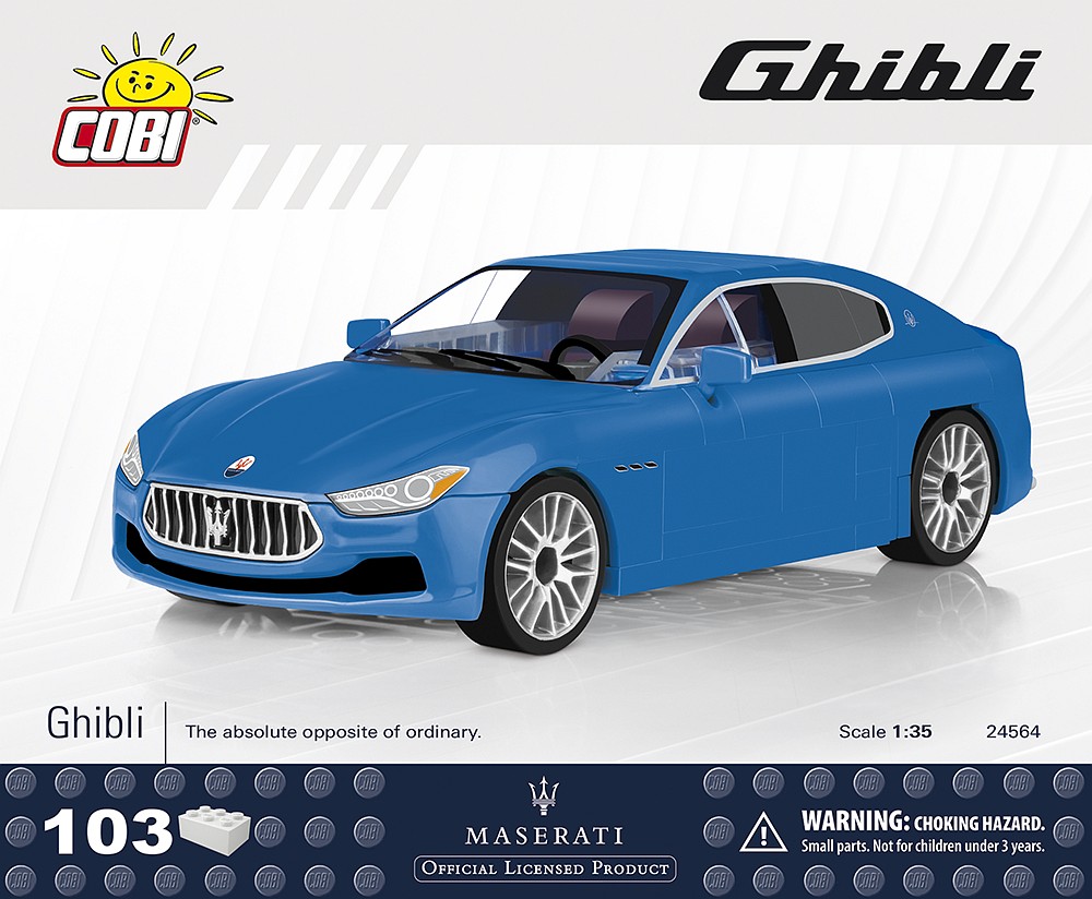 Cobi 24564 Maserati Ghibli - Blau 1:35