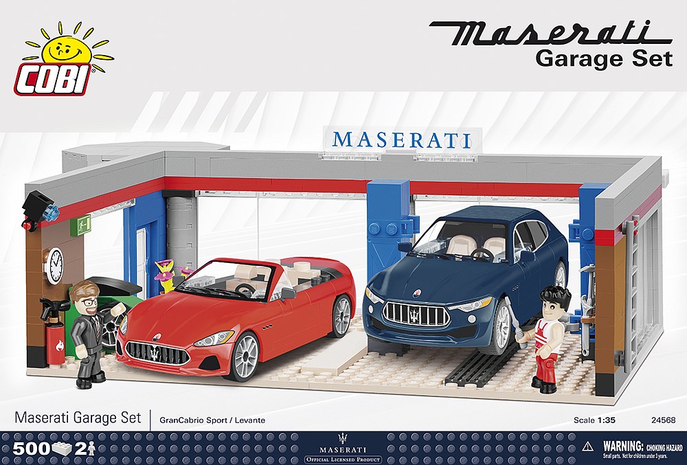 Cobi 24568 Maserati Garage - GranCabrio Sport / Levante 1:35
