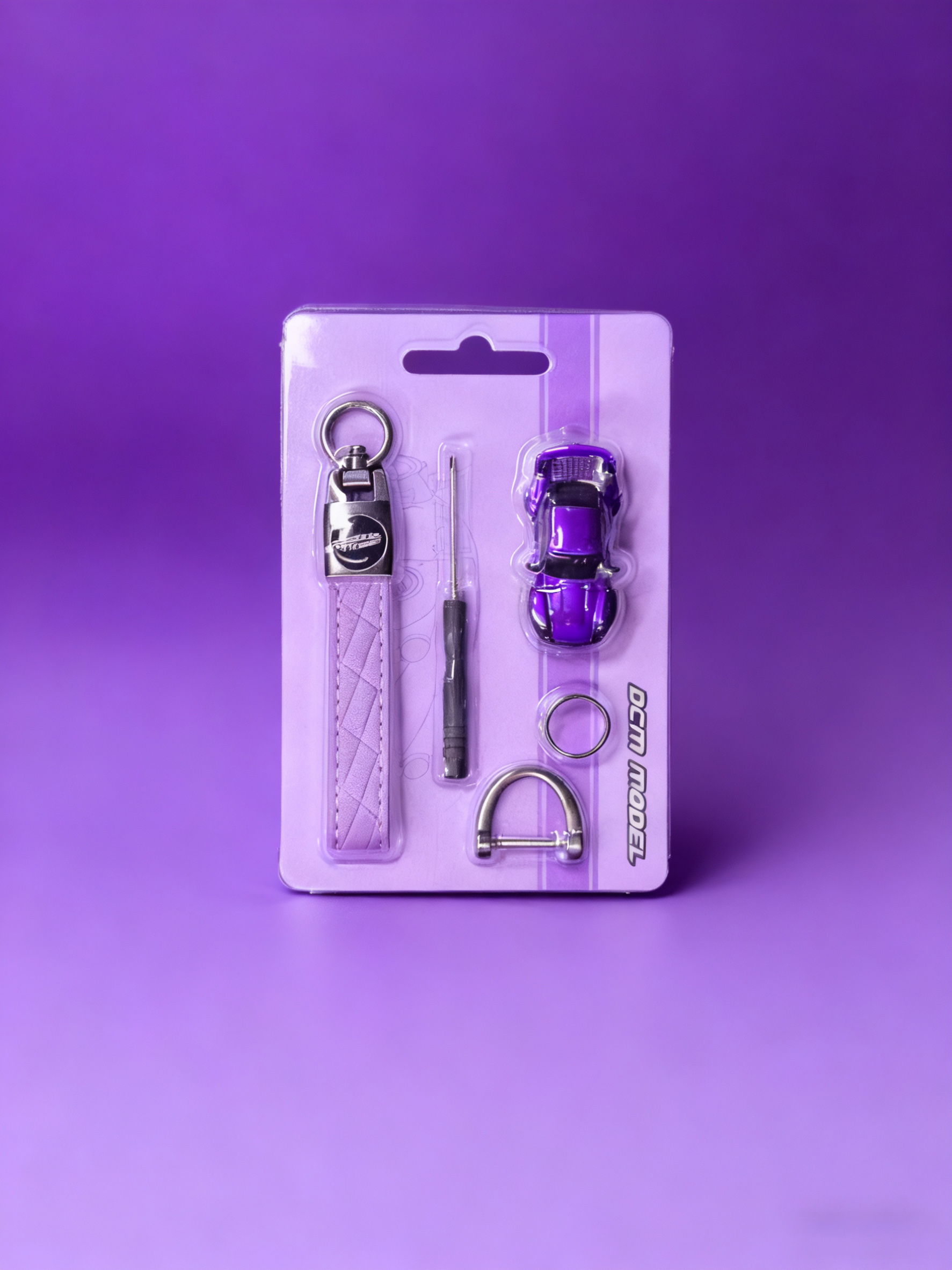 DCM keyrwb03 Schlüsselanhänger Porsche (993) RWB - Purple 1:87