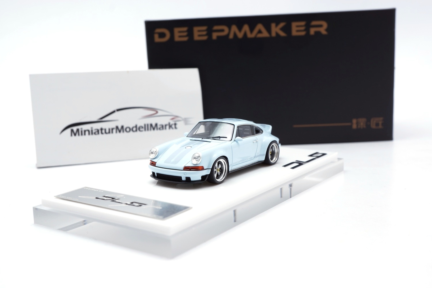 DeepMaker 64001-08 Singer DLS (Porsche 964) - Sport Classic Grey 1:64