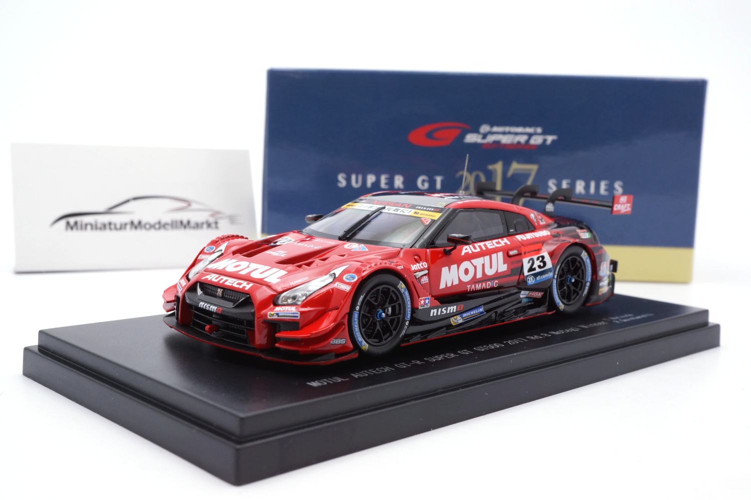 Ebbro 45504 Motul Autech Nissan GT-R #23 - Super GT500 - Motegi 1:43