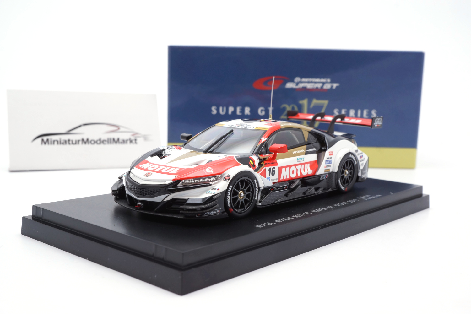 Ebbro 45514 Motul Mugen Honda NSX-GT #16 Super GT500 - Mutoh 1:43