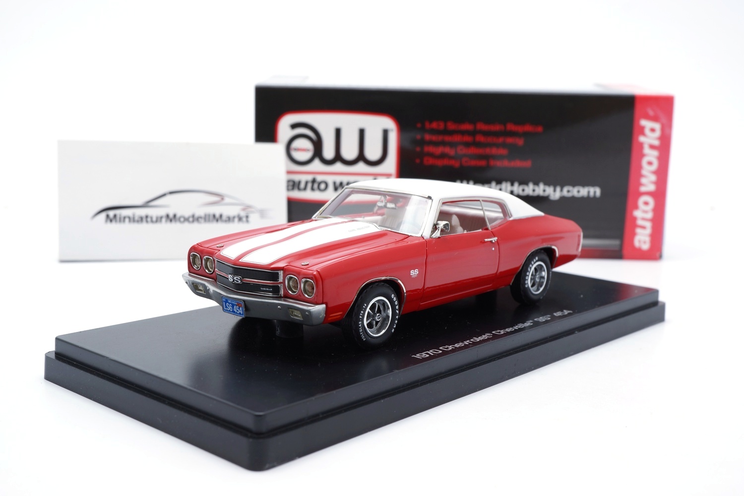 Autoworld AWR1134 Chevy Chevelle SS (1970) - Rot 1:43