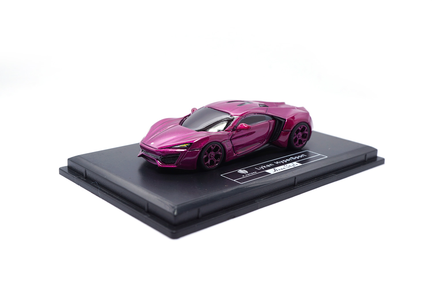 FrontiArt AS015-36 W-Motors Lykan HyperSport - Transparent Purple 1:87