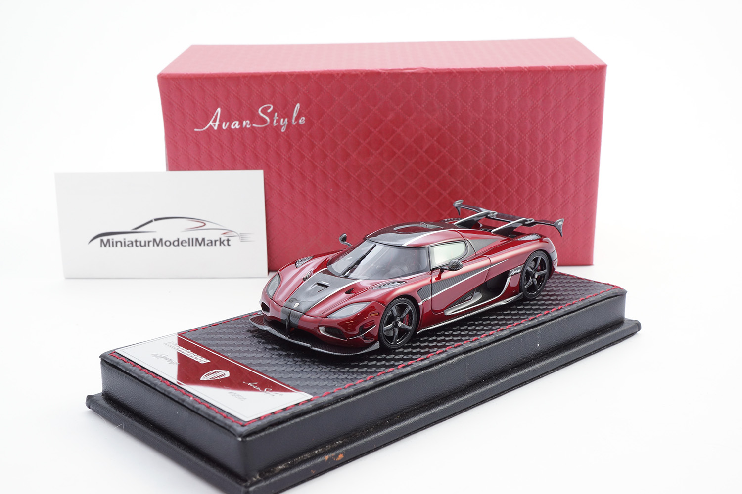 FrontiArt AS027-112 Koenigsegg Agera RS - Burgundy Red 1:43