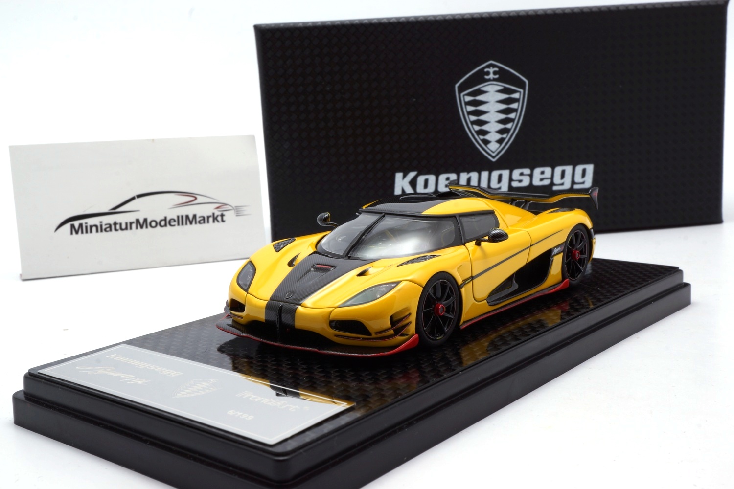 FrontiArt F195-87 Koenigsegg Agera RS (ML) - Loke Yellow 1:43