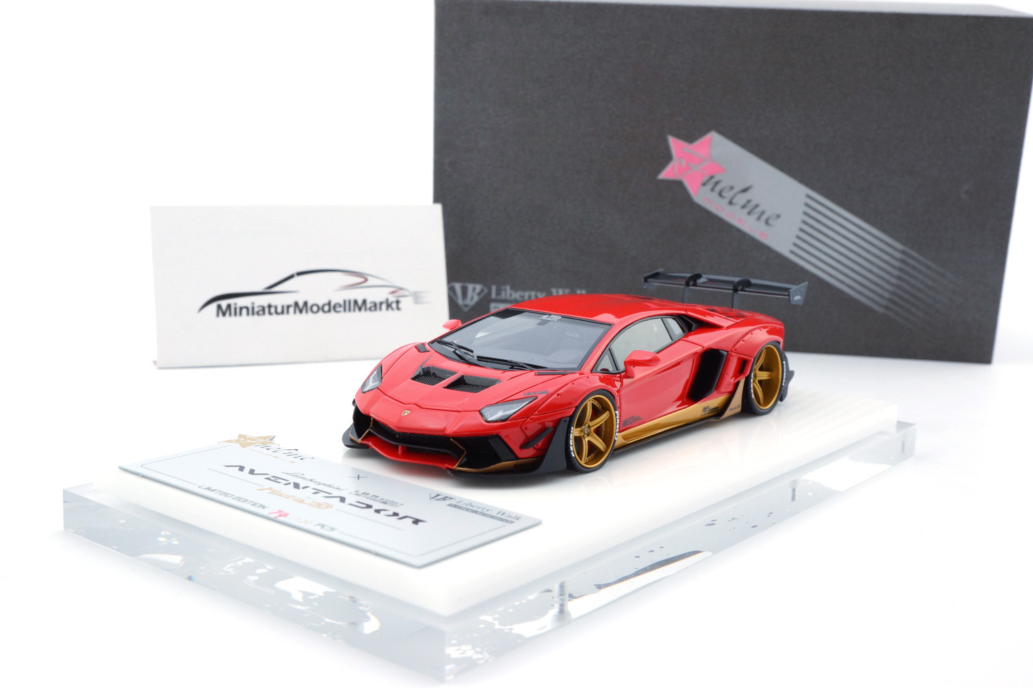 FuelMe FM43007LM-50LE-JN02 Liberty Walk Lamborghini Aventador - Miura Homage 1:43