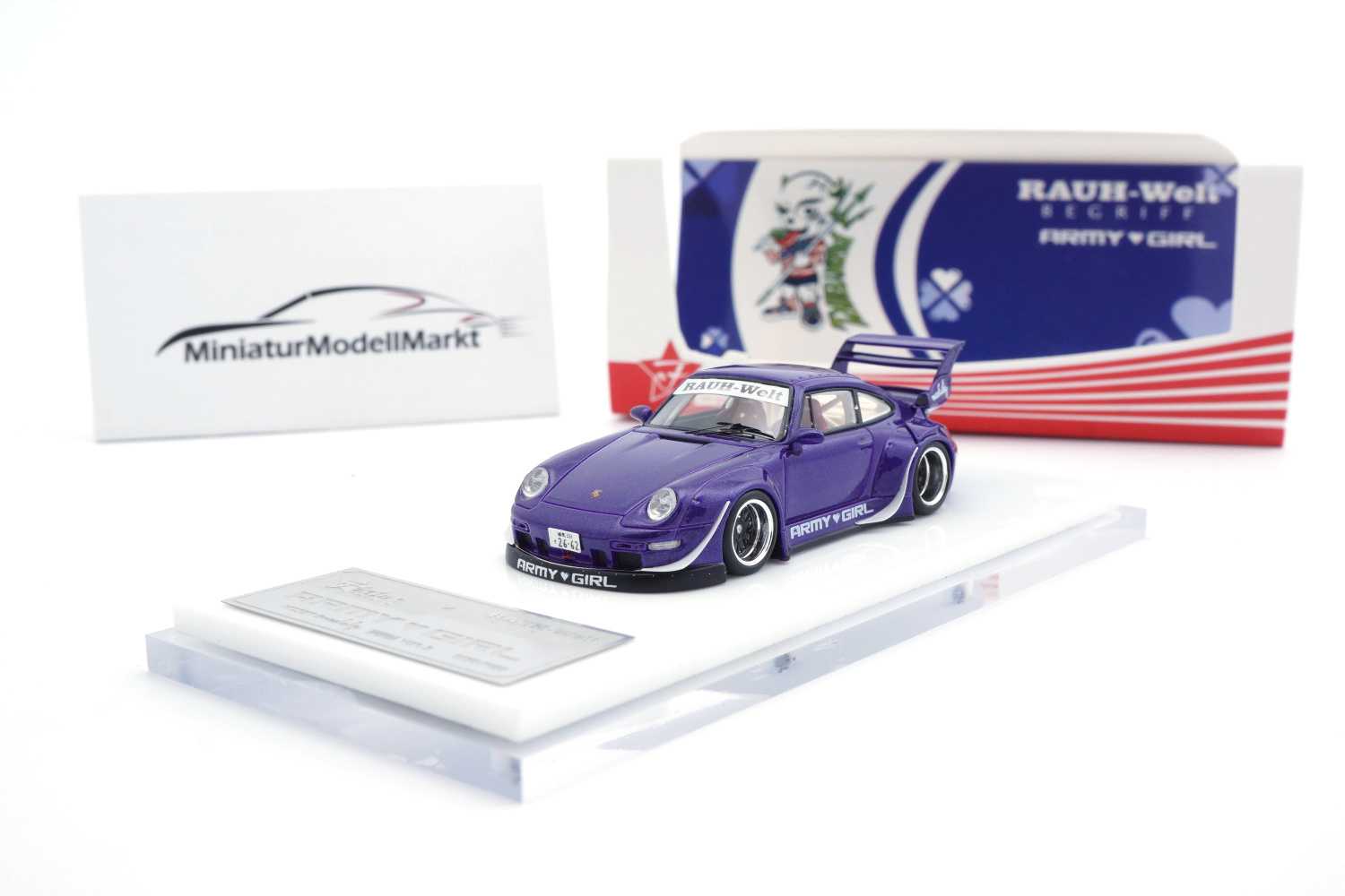 FuelMe FM64002-RWB993-08C RWB Porsche 911 (993) - Army Girl Ver. 3 1:64