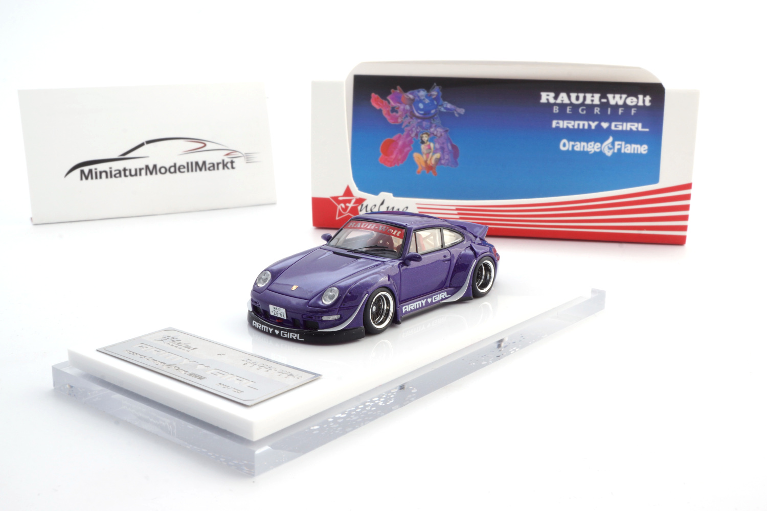 FuelMe FM64002-RWB993-08D RWB Porsche 911 (993) - Army Girl Ver. 4 1:64