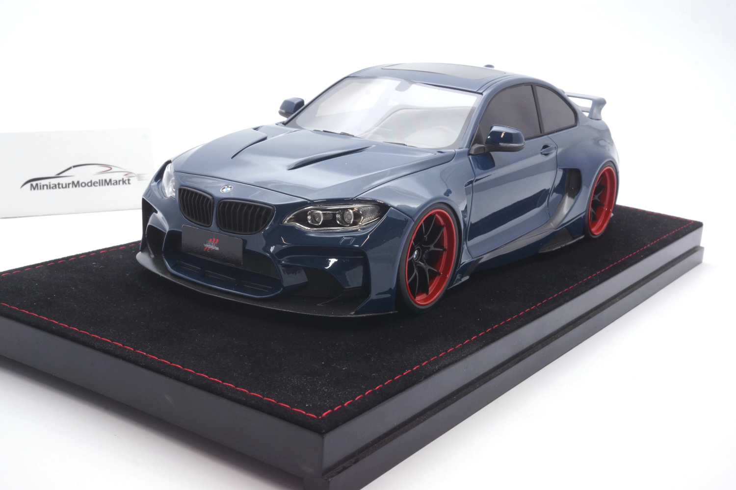 GLM 188013 BMW M235 DarwinPro MTC Black Sails - Blue Metallic 1:18