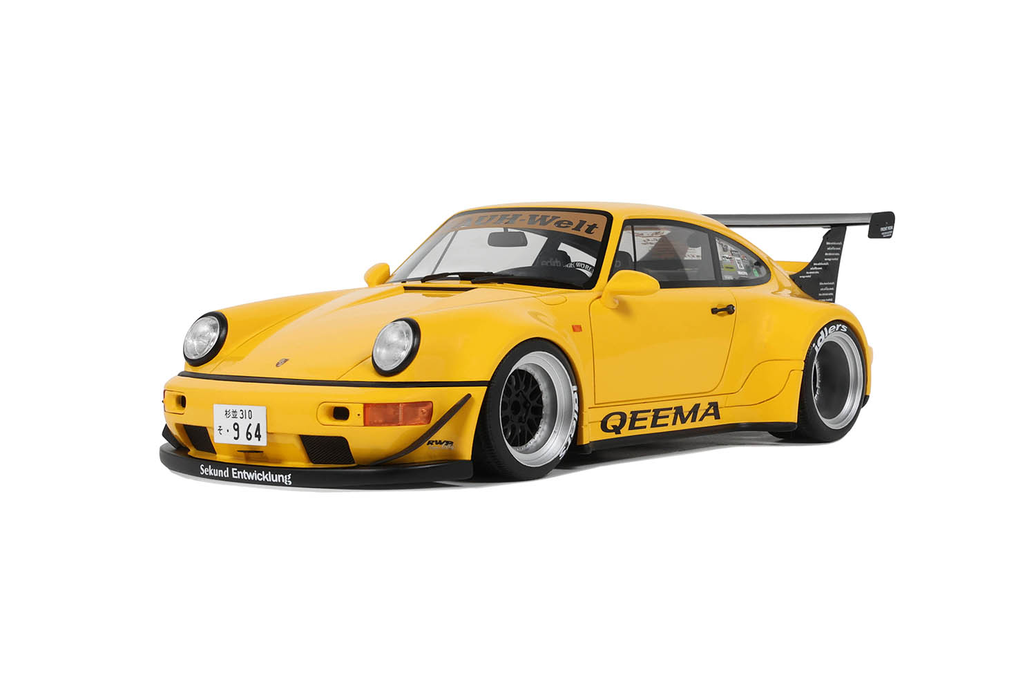 GT-Spirit GT492 Porsche RWB - Qeema Yellow - 2024 1:18