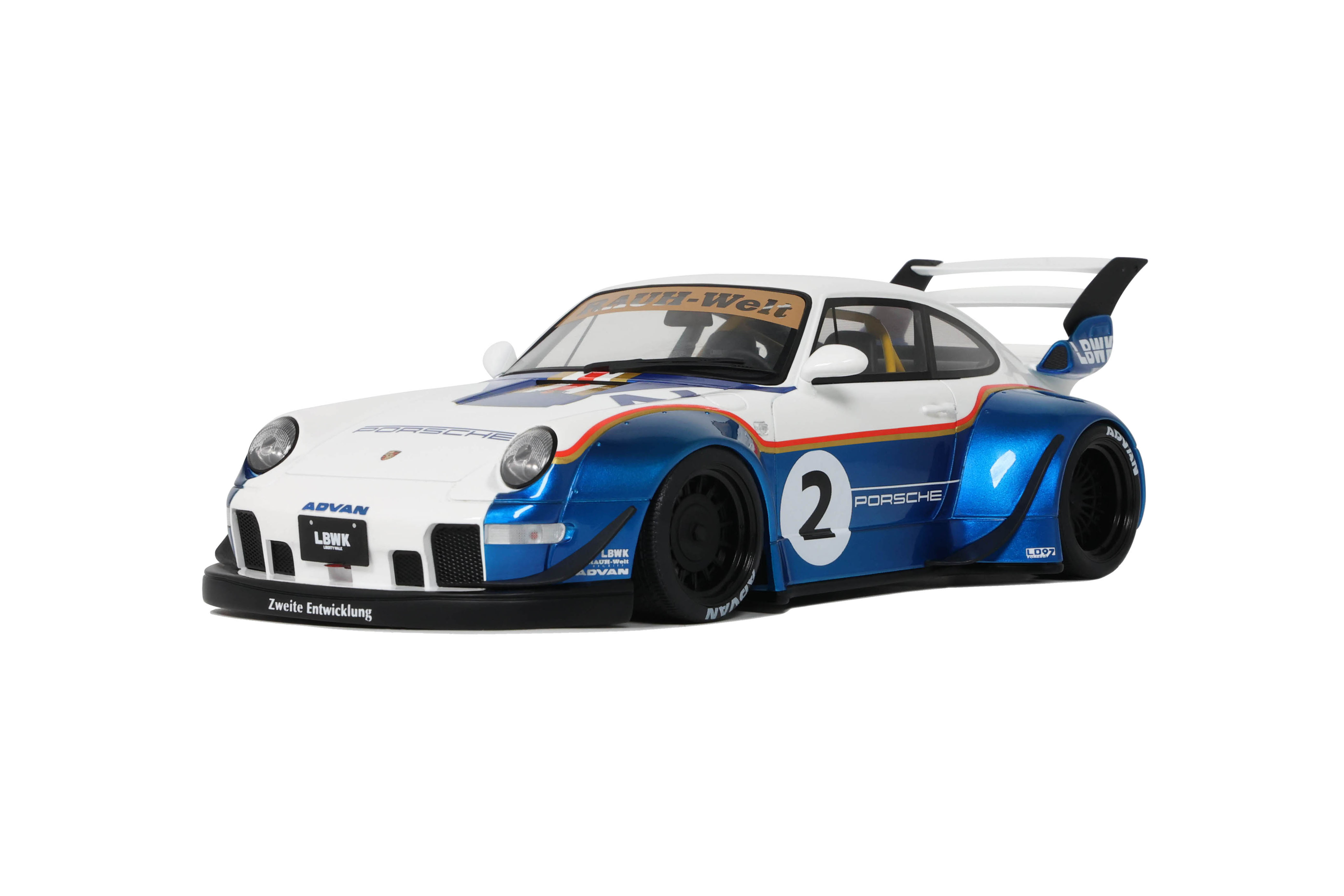 GT-Spirit GT530 Porsche 911 (993) RWB X Liberty Walk 1:18