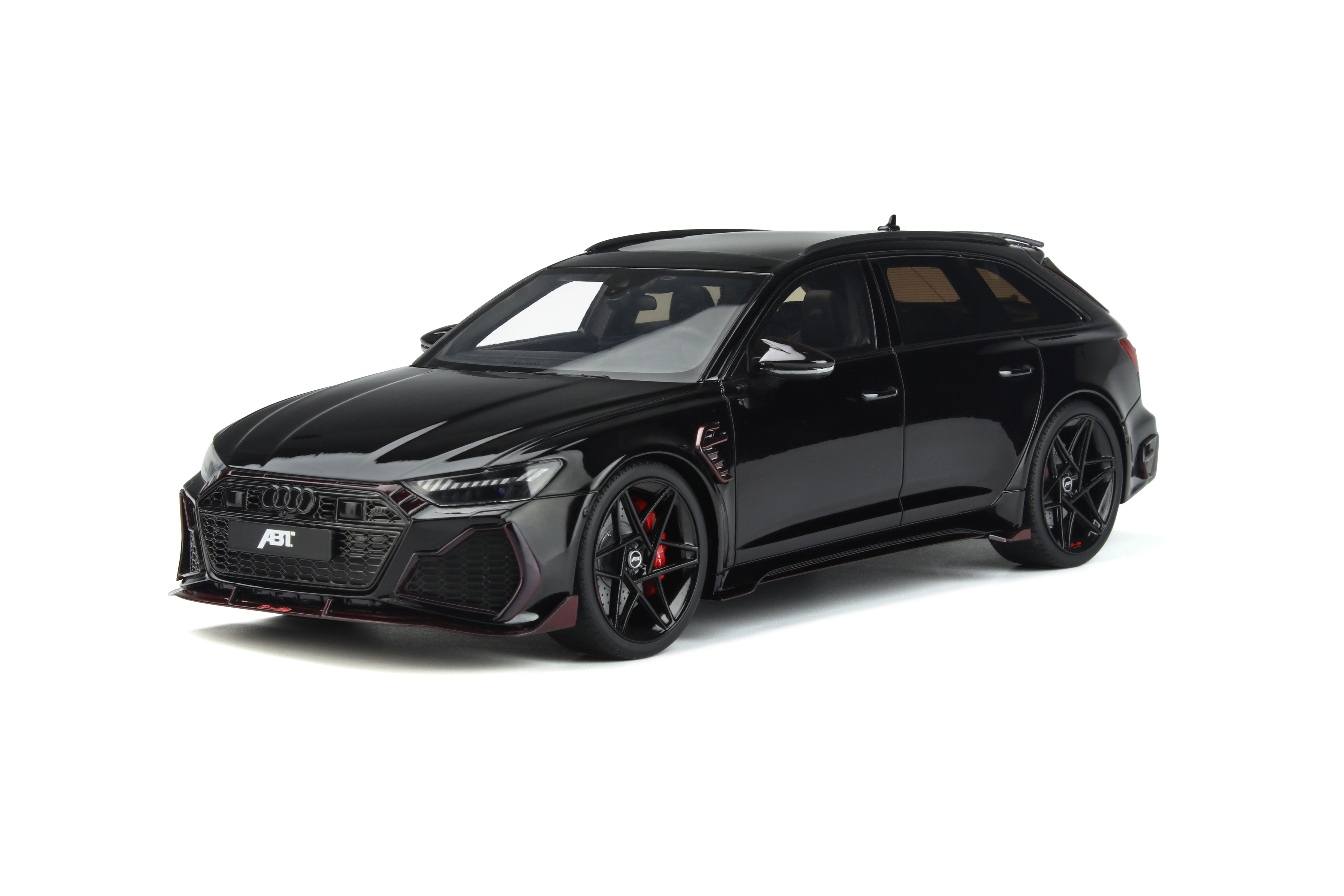 GT-Spirit GT868 ABT Audi RS6 (C8) Johann Abt Sig. Edition - Schwarz 1:18