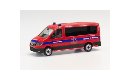Herpa 096362 MAN TGE Bus FD Feuerwehr Augsburg 1:87