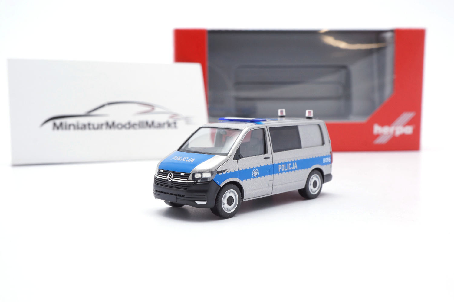 Herpa 097109 VW T 6.1 Bus Policja Polen 1:87
