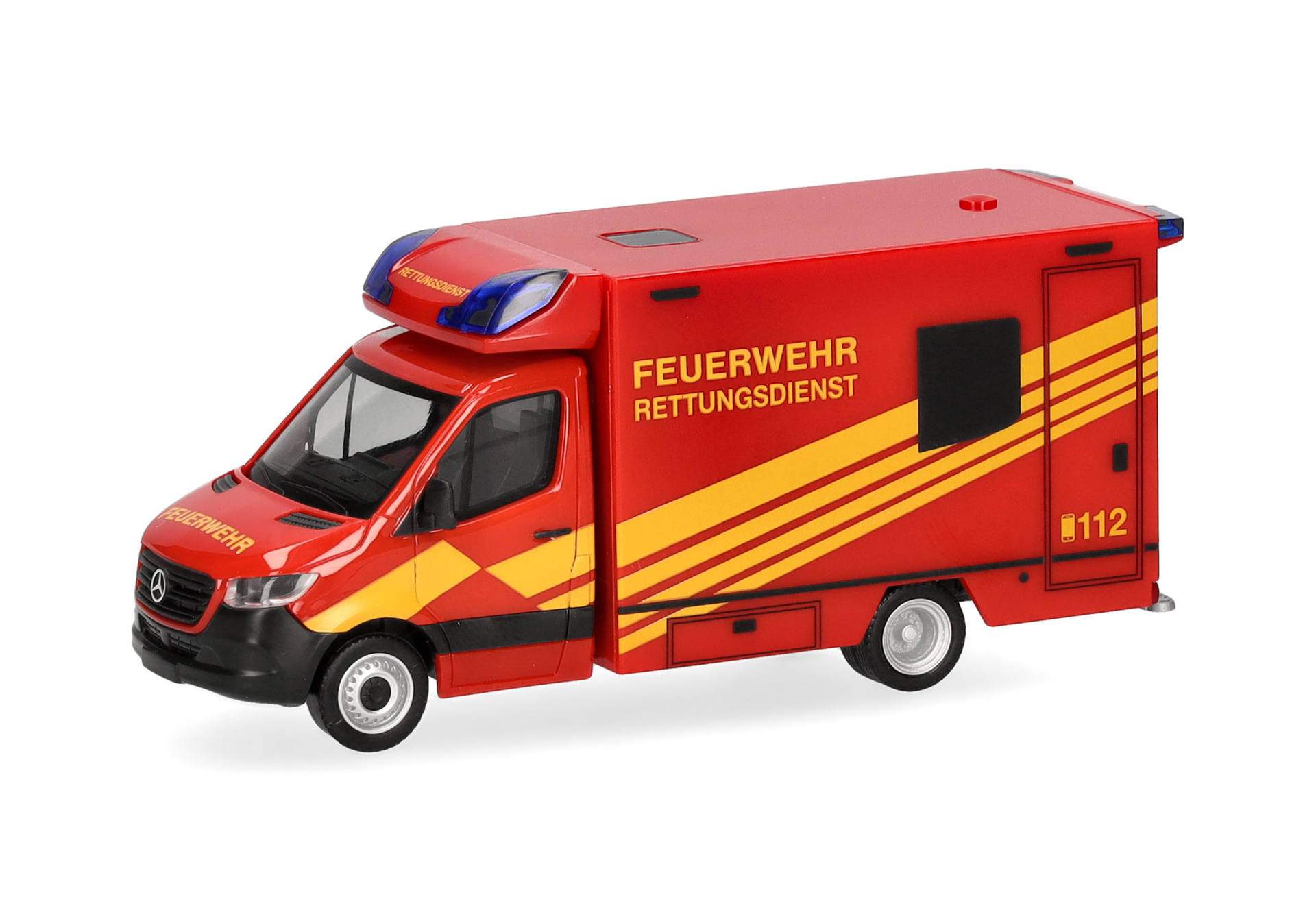 Herpa 098755 Mercedes-Benz Sprinter '18 Fahrtec Rettungswagen 