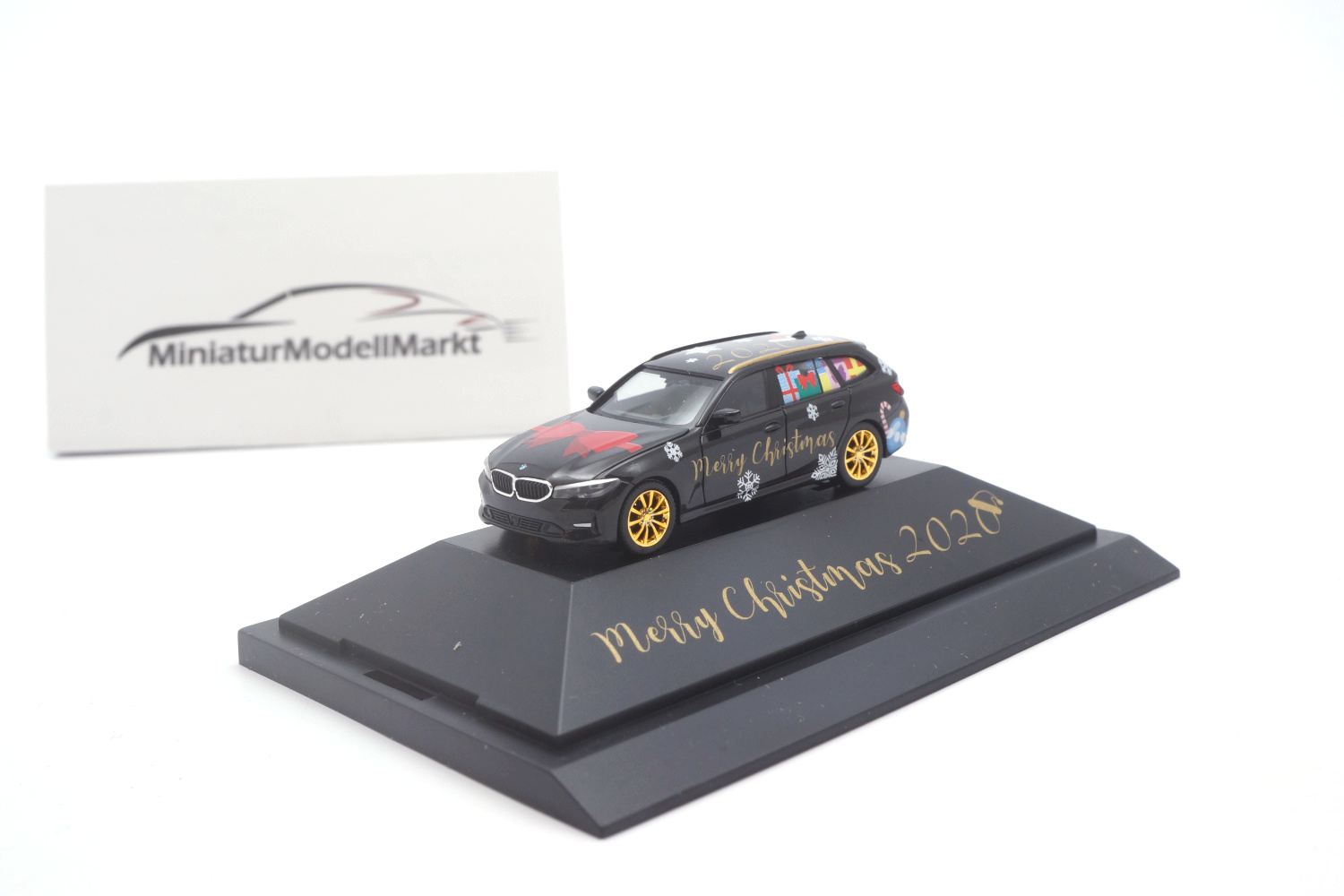 Herpa 102162 BMW 3er Touring Herpa Weihnachts-PKW 2020 1:87