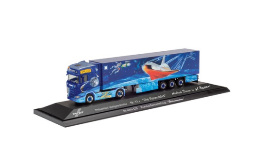 Herpa 122078 Scania CS 20 HD Kühlkoffer-Sattelzug - Weltgeschichte Raumfahrt 1:87