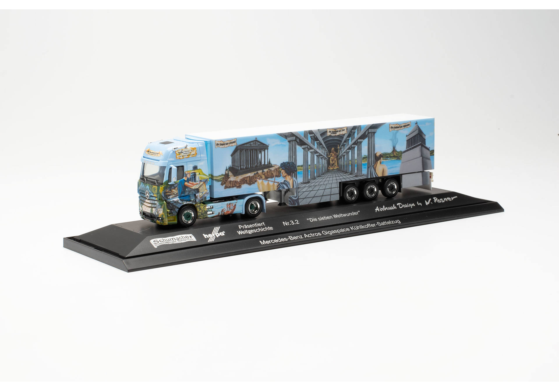 Herpa 122214 Mercedes-Benz Actros - Weltgeschichte 3.2 Schumacher 1:87