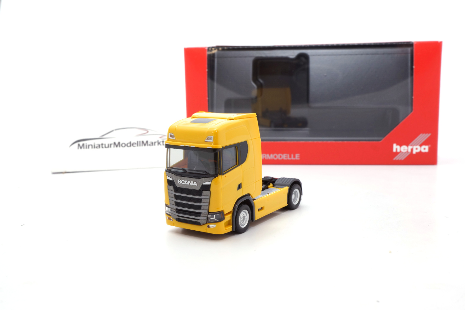 Herpa 306768-005 Scania CS 20 HD Zugmaschine, ginstergelb 1:87