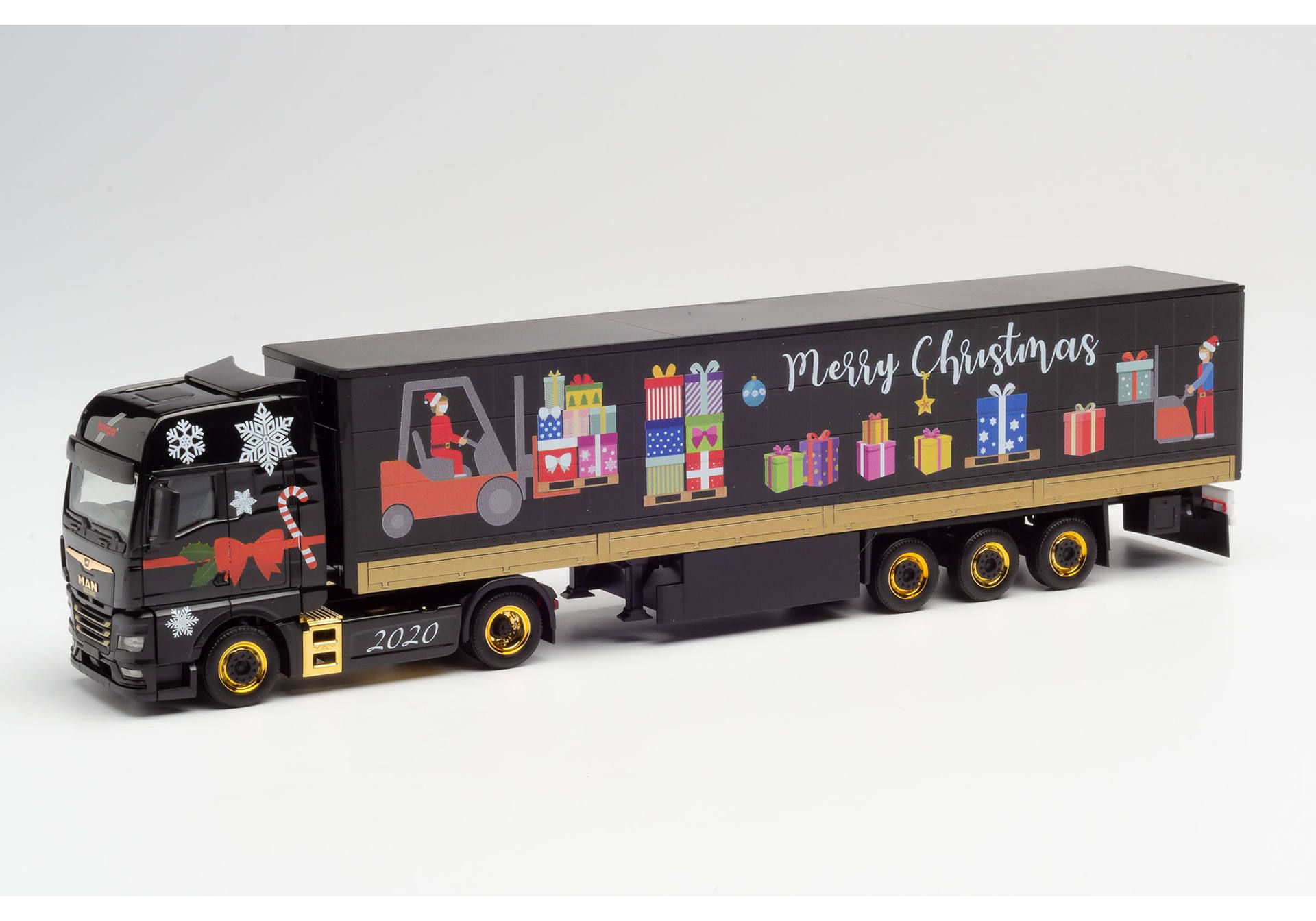 Herpa 312356 MAN TGX GX - Herpa Weihnachtsmodell 2020 1:87