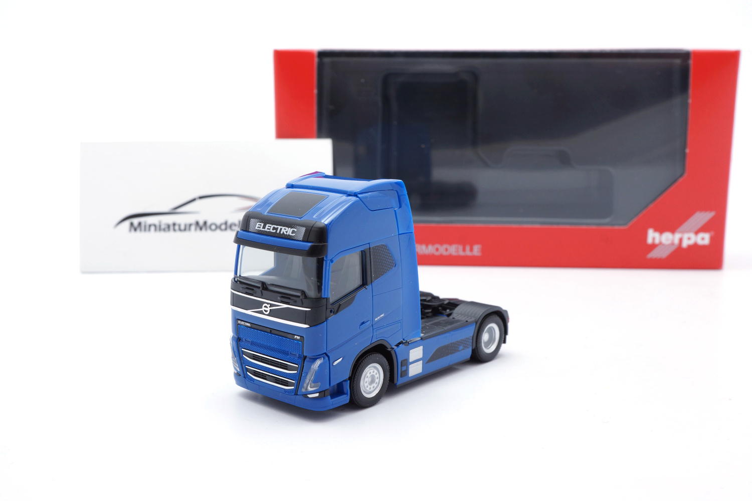 Herpa 318662 Volvo FH GL XL 2020 Electric Zugmaschine, blau 1:87