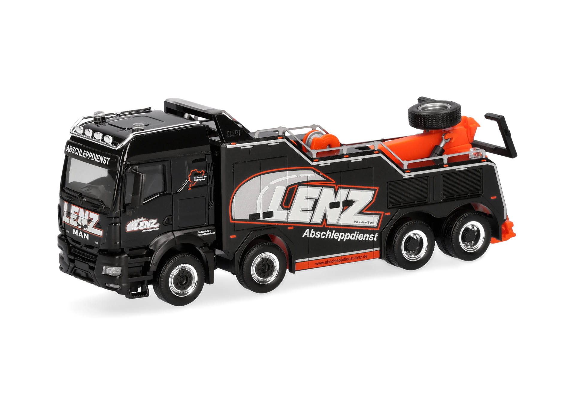 Herpa 320634 MAN TGS TM Empl Bison Bergefahrzeug 