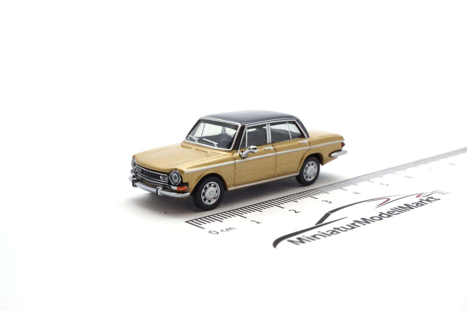 Herpa 430746 Simca 1301 Special, gold/schwarz 1:87