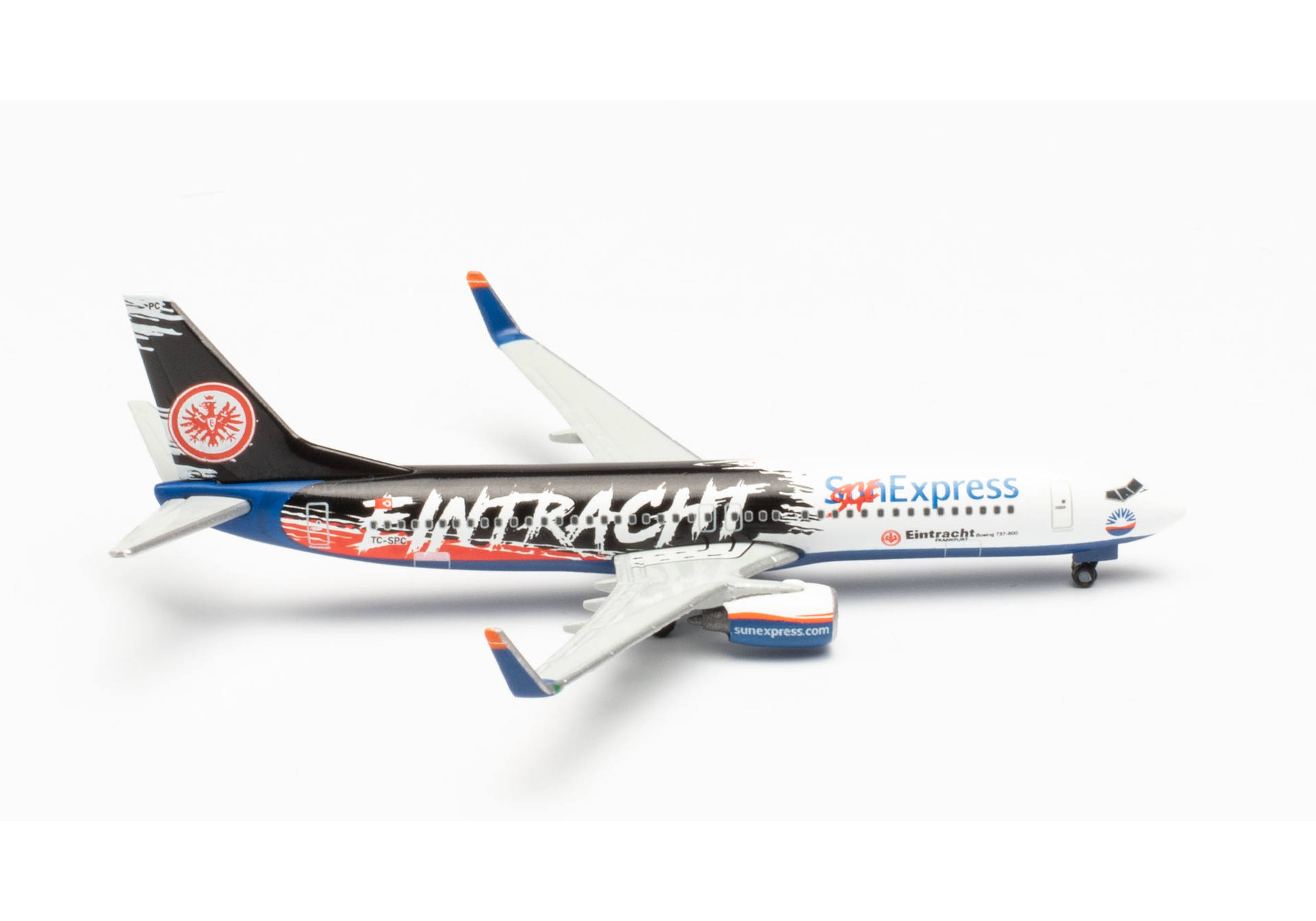 Herpa 535236 Sun Express Boeing 737-800 Eintracht Frankfurt - SGE Express TC-SPC 1:500