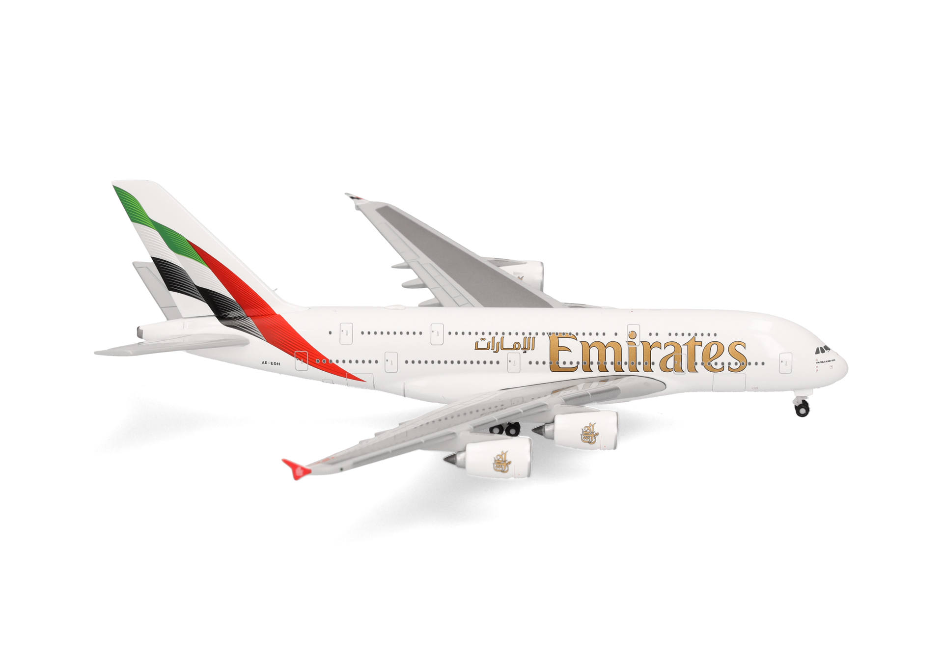 Herpa 537193-001 Emirates Airbus A380 A6-EOH 1:500