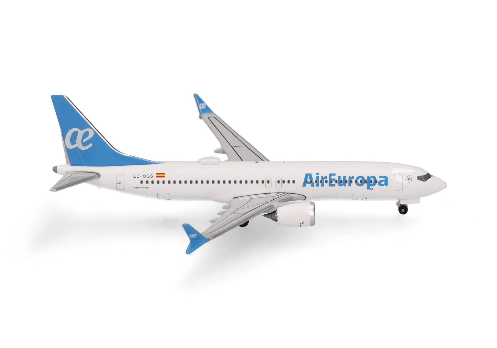 Herpa 539067 Air Europa Boeing 737 Max 8 - EC-OGS 1:500